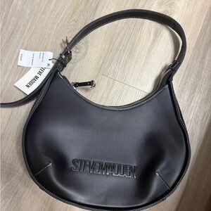Steve Madden Black Hobo Bag